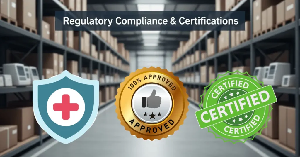 Check quality and safety certifications