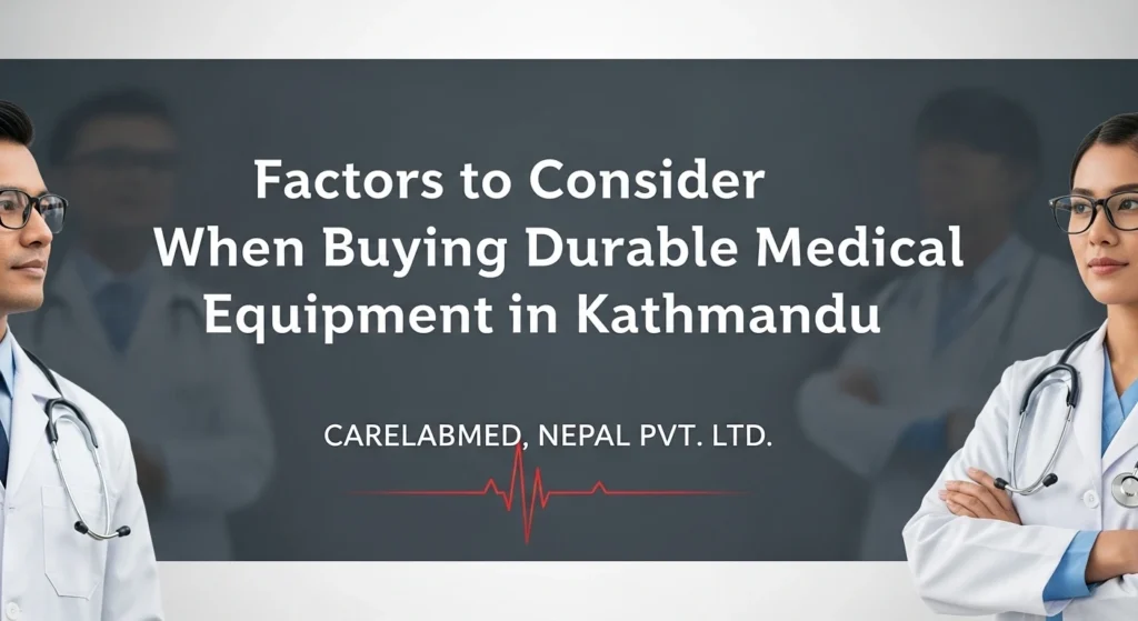 Factors to Consider When Buying Durable Medical Equipment in Kathmandu